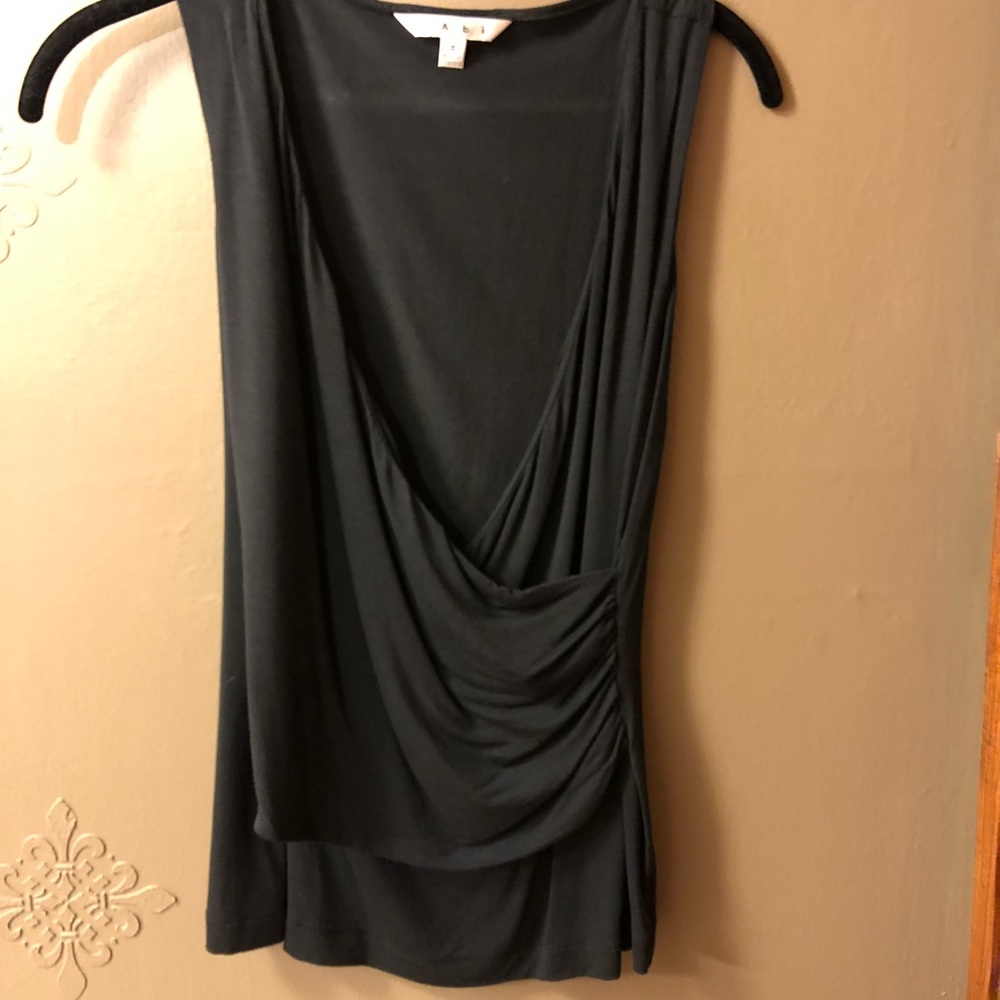 Black knit top